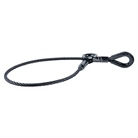 Elingue câble acier noir 10mm teinté dans la masse - 1T - 3 m. MUVUS