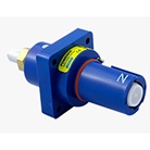 Kupo Powerfit 400A IP67 - embase drain mâle - bleu (neutre)