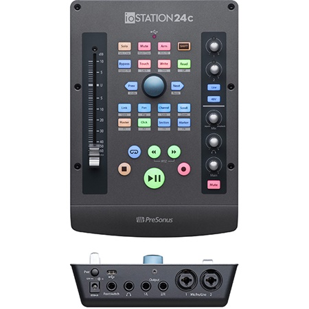 Carte son USB-C 2X4 Presonus ioStation24 avec surface de contrôle