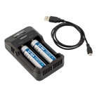 Chargeur pour accumulateur Lithium-ion multi format Ansmann