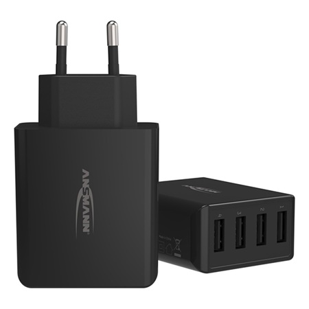 Chargeur universel 4 ports USB 5V 3A Ansmann