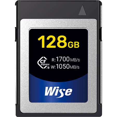 Carte mémoire WISE CFexpress Type B CFX-B 128Go 1700 / 1050Mb/s