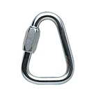 Maillon rapide acier PETZL Delta forme triangulaire