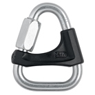 Maillon rapide acier PETZL Delta forme triangulaire