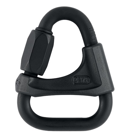 Maillon rapide acier PETZL Delta forme triangulaire