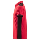 Polo polyester/coton Snickers Workwear - Rouge/Noir - Taille S
