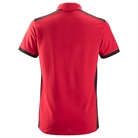 Polo polyester/coton Snickers Workwear - Rouge/Noir - Taille M