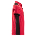 Polo polyester/coton Snickers Workwear - Rouge/Noir - Taille M