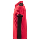 Polo polyester/coton Snickers Workwear - Rouge/Noir - Taille L