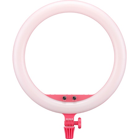 Ring Led Blanc variable GODOX LR150 Rose pour réseaux sociaux et vlog