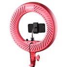 Ring Led Blanc variable GODOX LR160 Rose pour réseaux sociaux et vlog