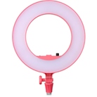 Ring Led Blanc variable GODOX LR160 Rose pour réseaux sociaux et vlog