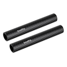 Lot de 2 tiges SmallRig Rod en fibre de carbone diamètre 15mm - 10cm