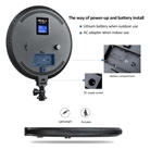 Kit de 2 panneaux Led Bicolor VILTROX VL-500T Bi-Color Round Light