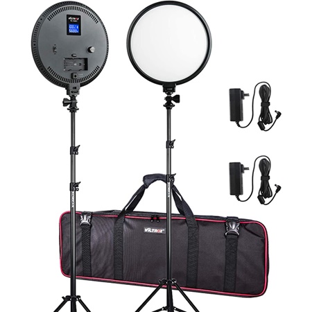Kit de 2 panneaux Led Bicolor VILTROX VL-500T Bi-Color Round Light