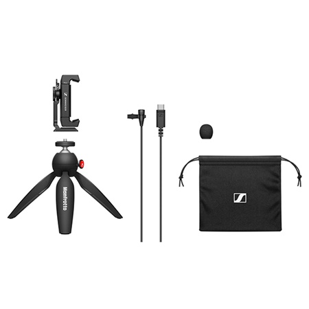 Kit complet mobile XS LAV Sennheiser avec accessoires pour smartphone