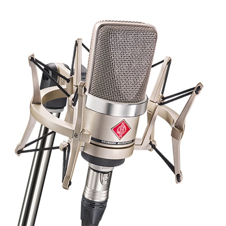 Kit micro TLM102 silver Neumann cardioïde avec suspension EA-1 