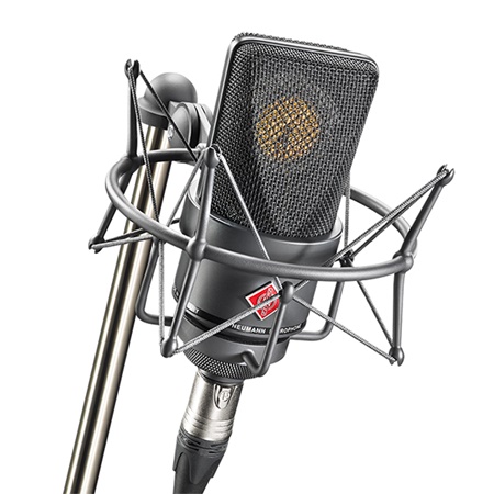 Kit micro TLM103 noir Neumann cardioïde avec suspension EA-1 