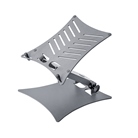 Support de laptop design, inclinable et repliable 12195 K&M - gris