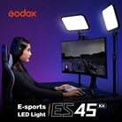 Panneau Blanc Variable 2800 à 6500K GODOX E-sports LED Light ES45 Kit