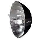 Parapluie réflecteur Silver NANLITE Deep Umbrella 135cm - 53''