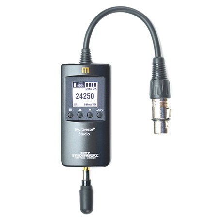 Récepteur sur batterie DMX/RDM compatible Multiverse City Theatrical
