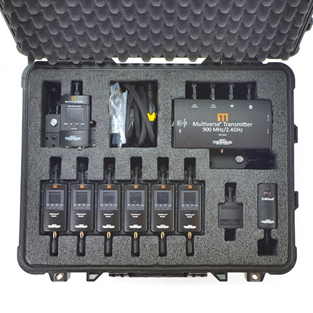 Kit Multiverse Studio DMX/RDM en valise de charge City Theatrical