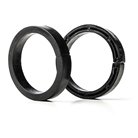 Anneau SNAP en caoutchouc pour structure Ø50mm - noir - sachet de 16