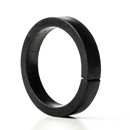 Anneau SNAP en caoutchouc pour structure Ø50mm - noir - sachet de 16