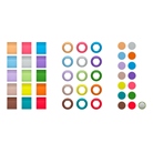 EW-D-COLOR-SET - Jeu de bagues d'identification couleur Sennheiser EW-D SK-SKM-EM