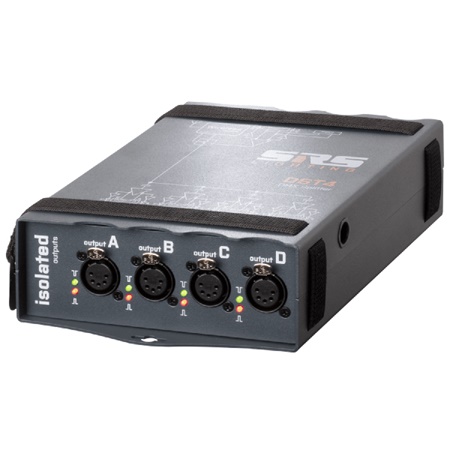 Splitter-booster DMX SRS 4 canaux opto-isolés + sangles - DMX 5pts