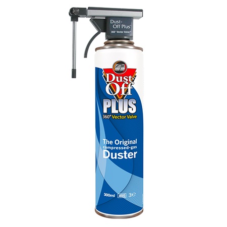 Gaz sec FALCON Duster Plus 300ml avec pistolet ou valve réutilisable