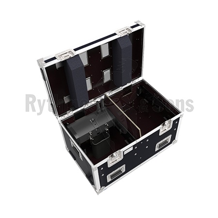 Flight-case type malle Rythmes et Sons pour 4 palans Verlinde SR1