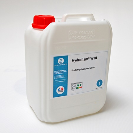 Produit ignifugeant pour le bois PROTECFLAM Hydroflam®W18 - 4,17l