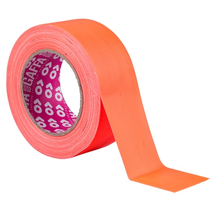 Gaffer Toilé ADVANCE AT215 - 50mm x 25m Orange Fluo