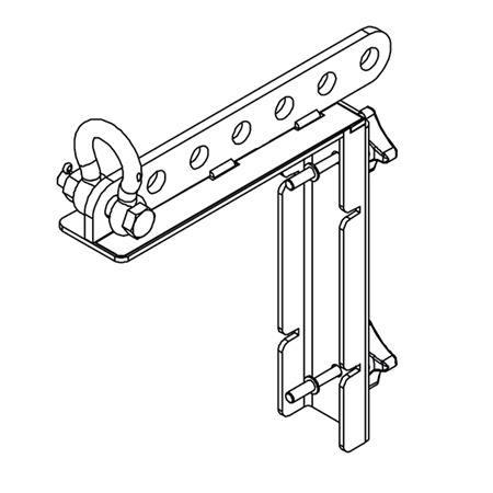 Barre de suspension pour ID84 et ID84L NEXO - noir