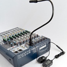 Eclairage console Led Littlite - XLR3 coudé avec variateur - long 30cm