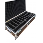 Flight case de transport pour 10 postes Shure MXCW640 + accessoires