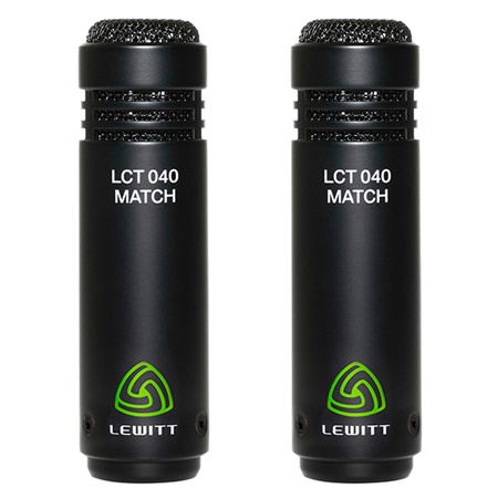 Couple de micros stéréo petit diaphragme LCT 040 MATCH Lewitt