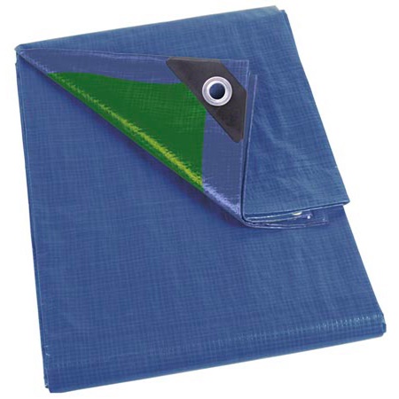 Bâche imperméable bleu standard PEREL - Dimensions: 2x3m 