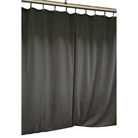 Pendrillon en molleton CS PES 350g/m² non plombé 290x300cm - noir