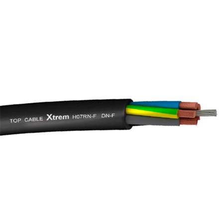 Câble H07 RN-F 3G4mm² (couronne de 50 mètres) TOPCABLE