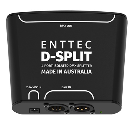 Splitter booster DMX Enttec 1 entrée 4 sorties - DMX 3 pts et 5 pts