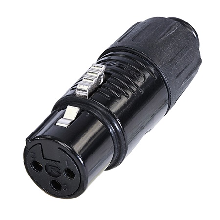 Adaptateur Tiny XLR mâle - XLR femelle REAN RA3FT-B