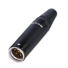 Fiche Tiny XLR mâle REAN RT5MC-B