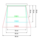 Plate-forme SHOWGEAR Rain Cover 60