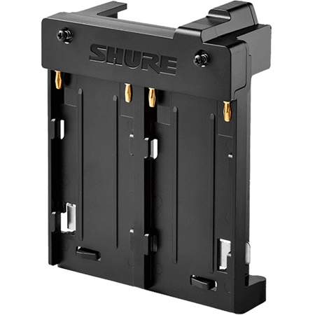 Support 2 batteries type L / M pour récepteur portable Shure ADX5D