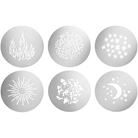 VSA-GS1 - Lot de 6 gobos pour découpe GODOX VSA-19K, VSA-26K ou VSA-36K