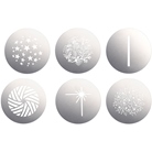 VSA-GS3 - Lot de 6 gobos pour découpe GODOX VSA-19K, VSA-26K ou VSA-36K