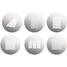 VSA-GS4 - Lot de 6 gobos pour découpe GODOX VSA-19K, VSA-26K ou VSA-36K